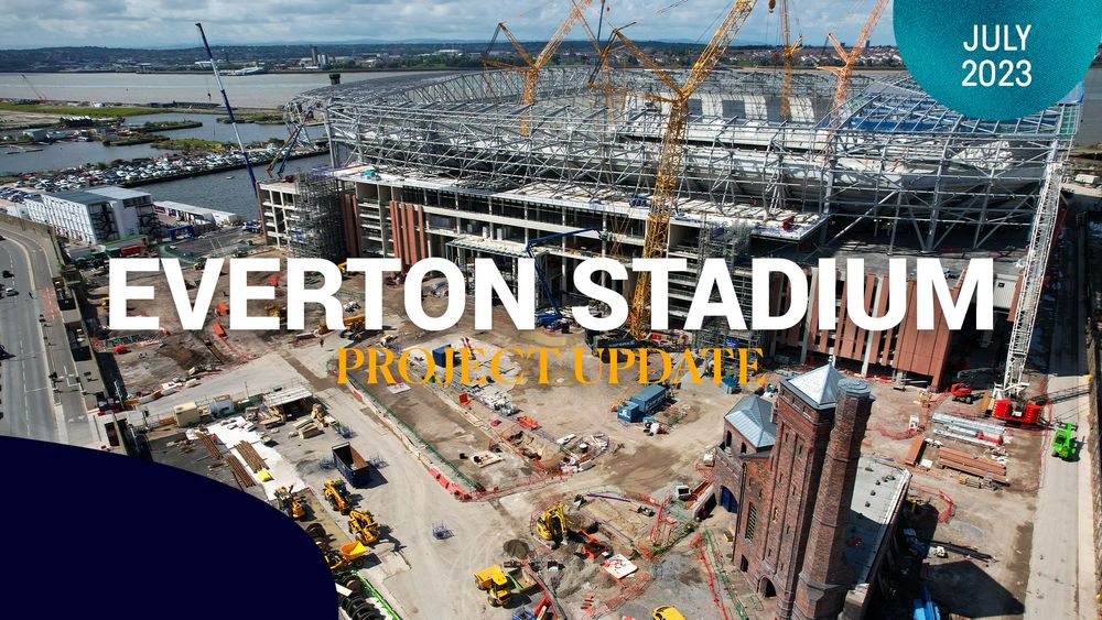 EVERTON STADIUM | Terracing Takes Shape At Everton Stadium